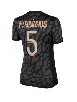 Paris Saint-Germain Marquinhos #5 Ausweichtrikot für Frauen 2023-24 Kurzarm